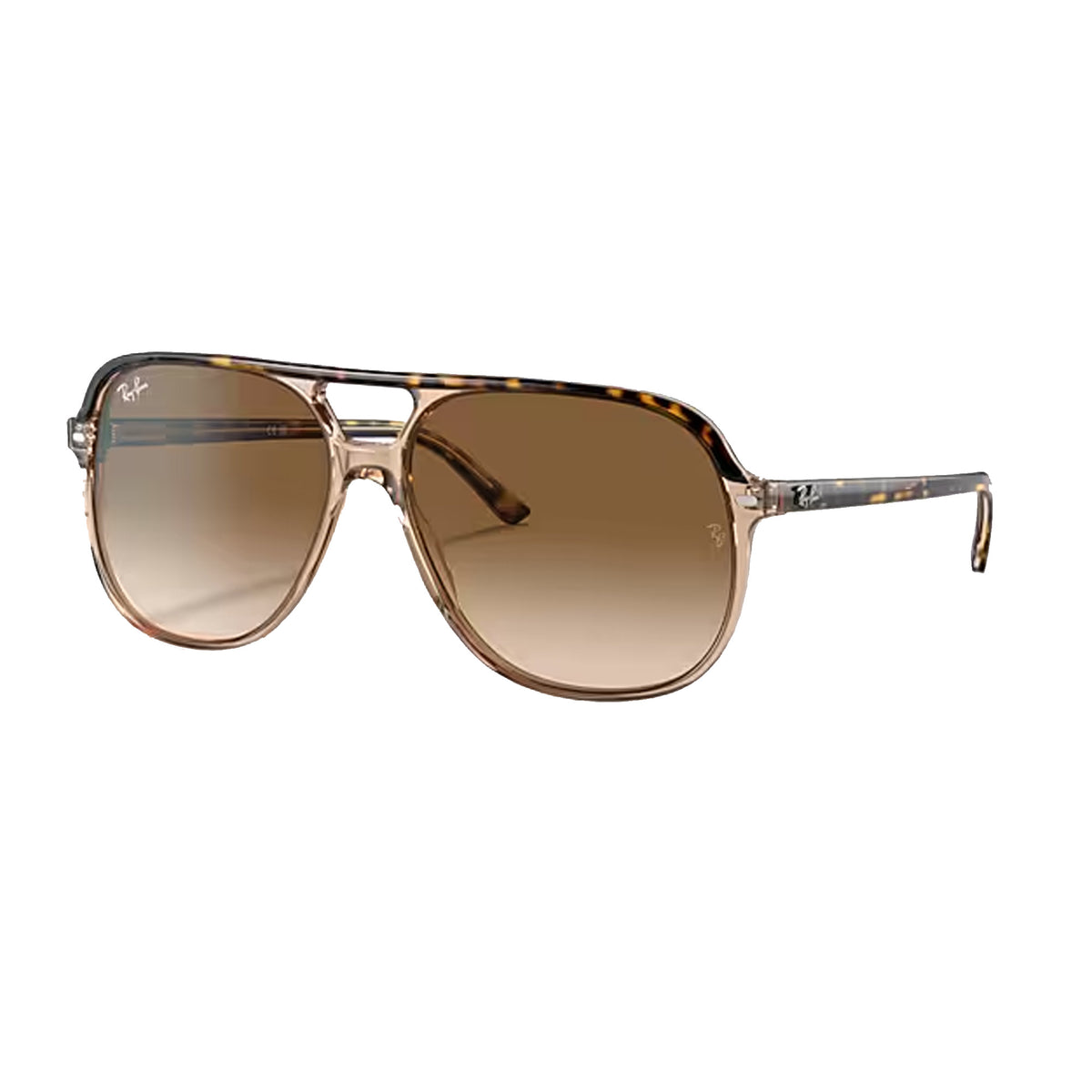 Ray-Ban Bill Men's Sunglasses - Polished Havana On Transparent Brown/ Clear Gradient Brown Polarized