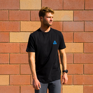 Channel Islands Quality Goods Men's S/S T-Shirt - Black/Lagoon