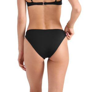 Volcom Simply Seamless Midrise Skimpy Women's Bikini Bottom - Black