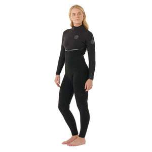 Rip Curl E-Bomb 3/2mm Back Zip Women's L/S Wetsuit - Black