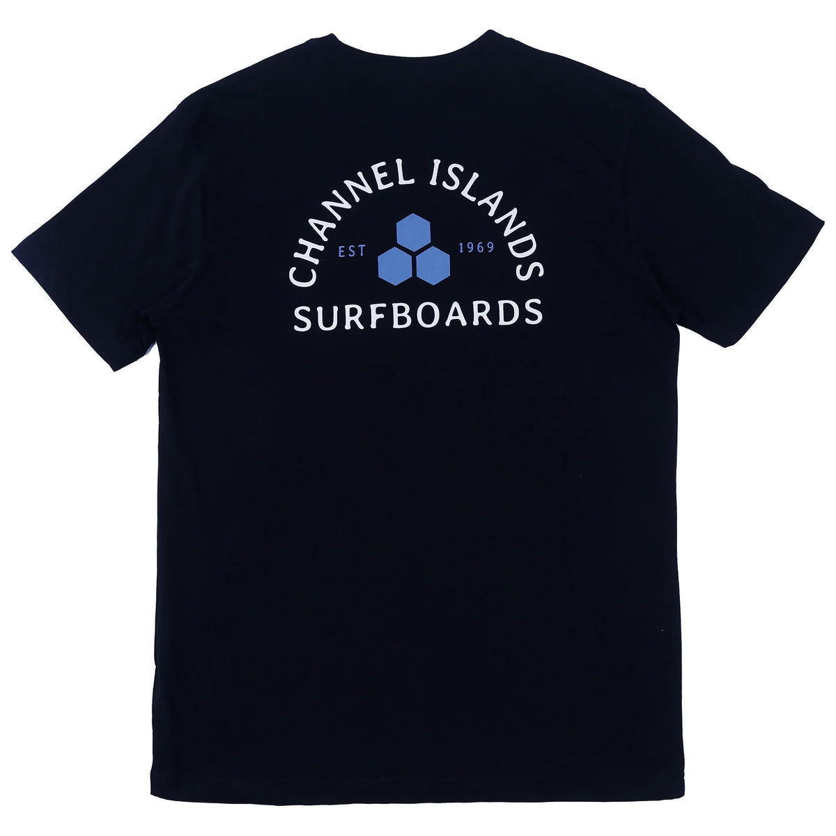 Channel Islands Quality Goods Men's S/S T-Shirt - Black/Lagoon