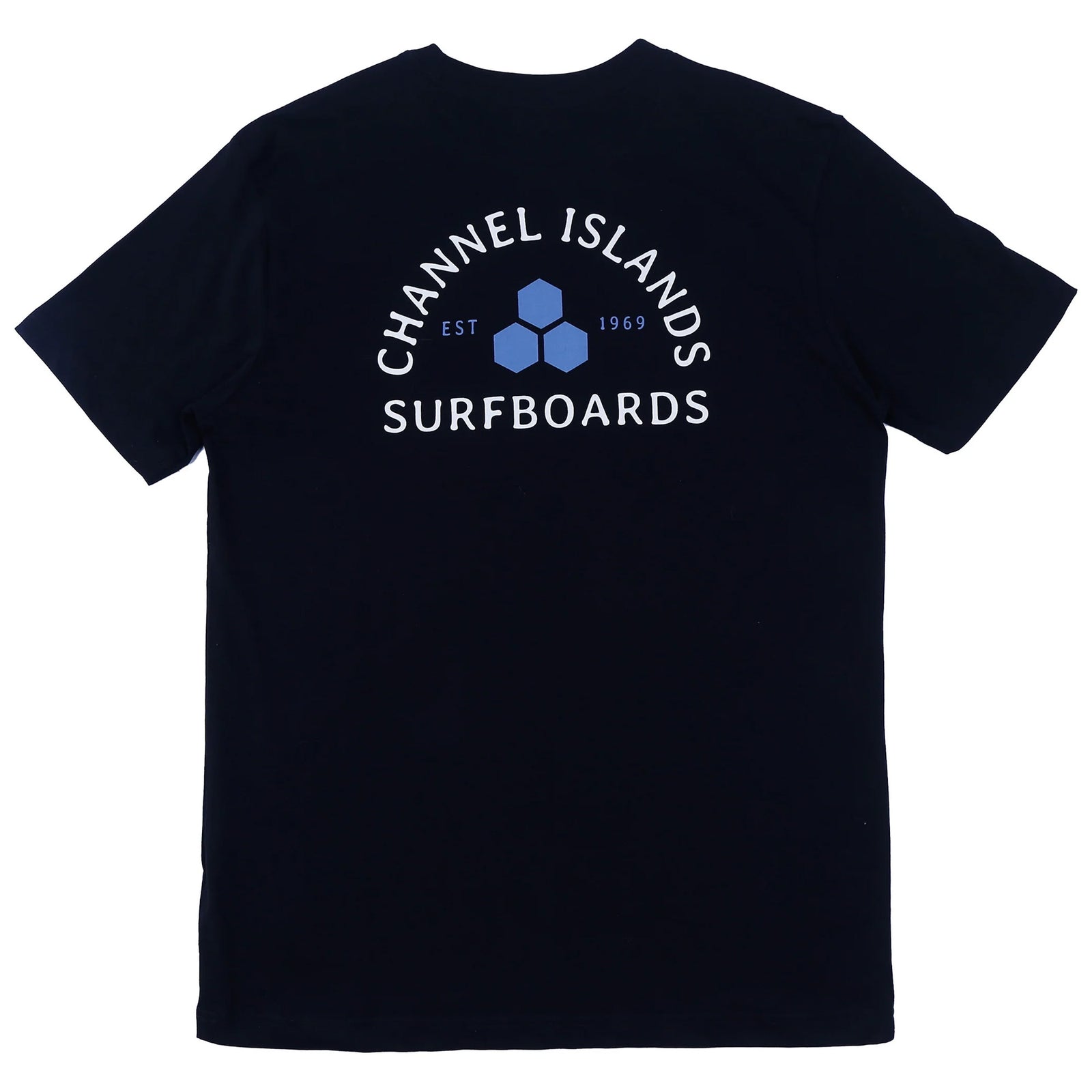Channel Islands Quality Goods Men's S/S T-Shirt - Black/Lagoon