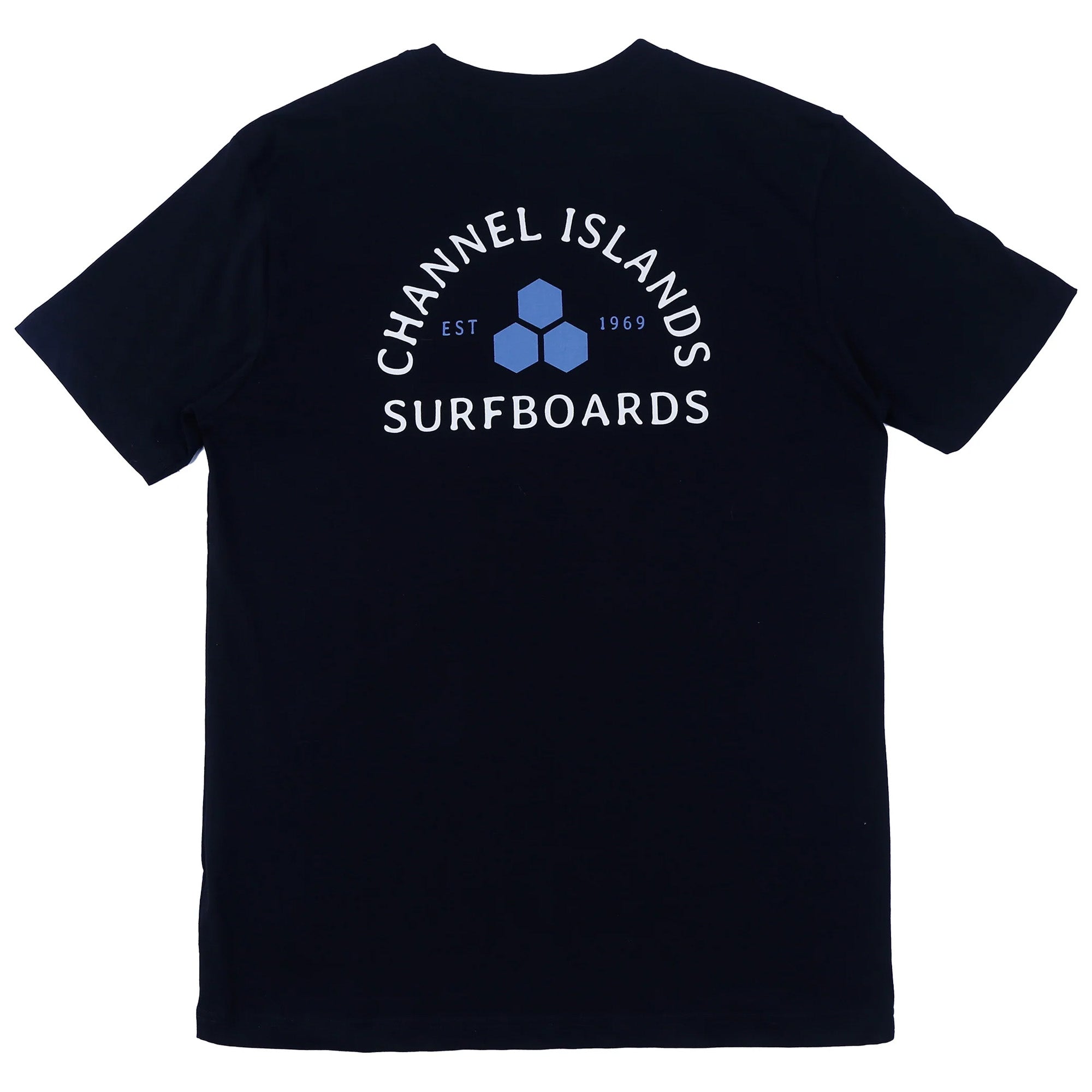 Channel Islands Quality Goods Men's S/S T-Shirt - Black/Lagoon