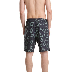 Volcom Contact Scallop Stoney 19" Men's Boardshorts - Black