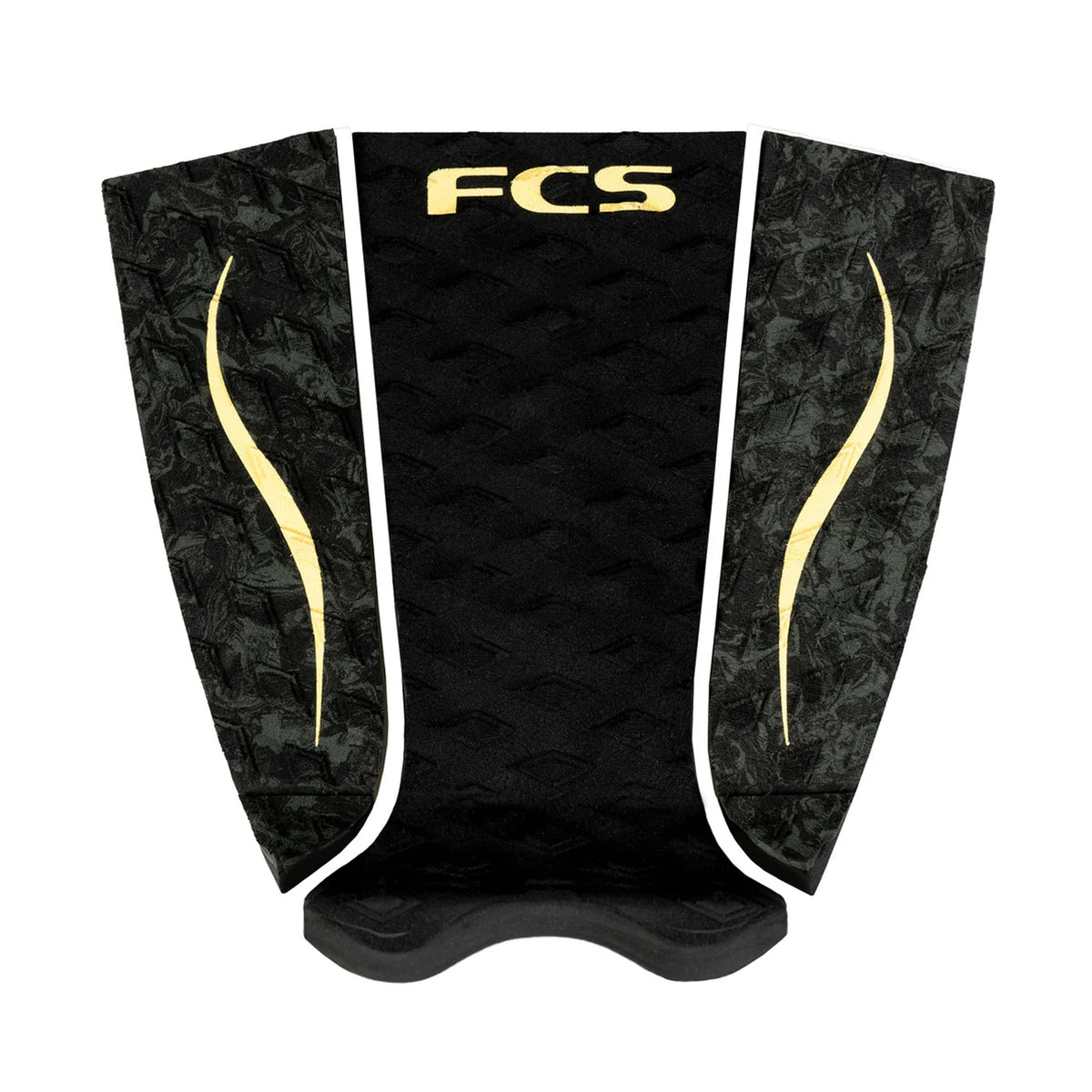 FCS Carissa Moore Arch Traction Pad - Black/Gold