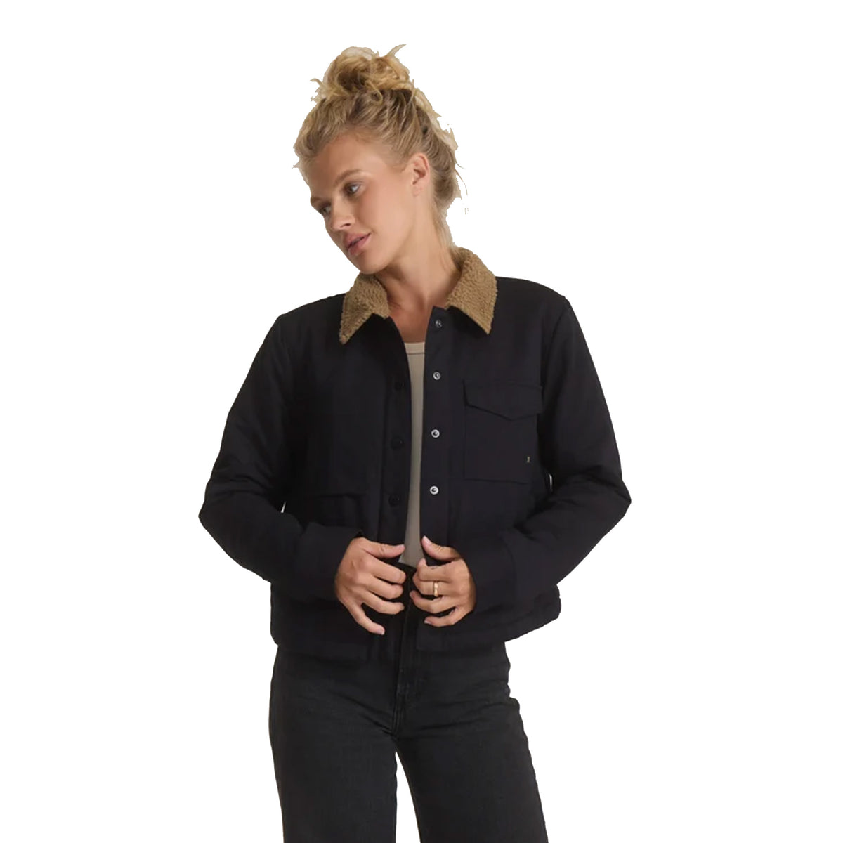 Roark Hebrides Sherpa Women's L/S Jacket - Black