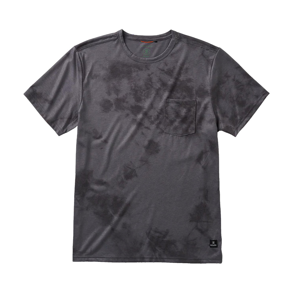 Roark Mathis Active Tie Dye Pocket Men's S/S T-Shirt - Grey