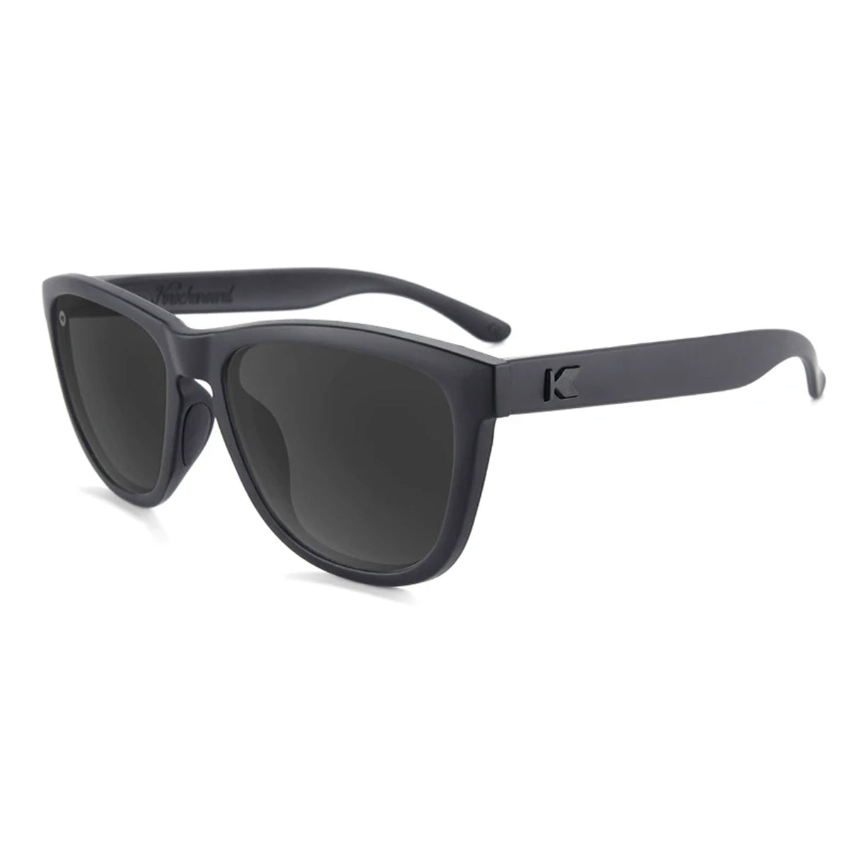 Knockaround Premiums Sport Men's Sunglasses - Black on Black/Smoke Polarized