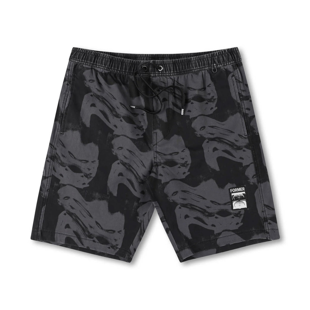 Former Swans Distort 18" Men's Boardshorts - Black