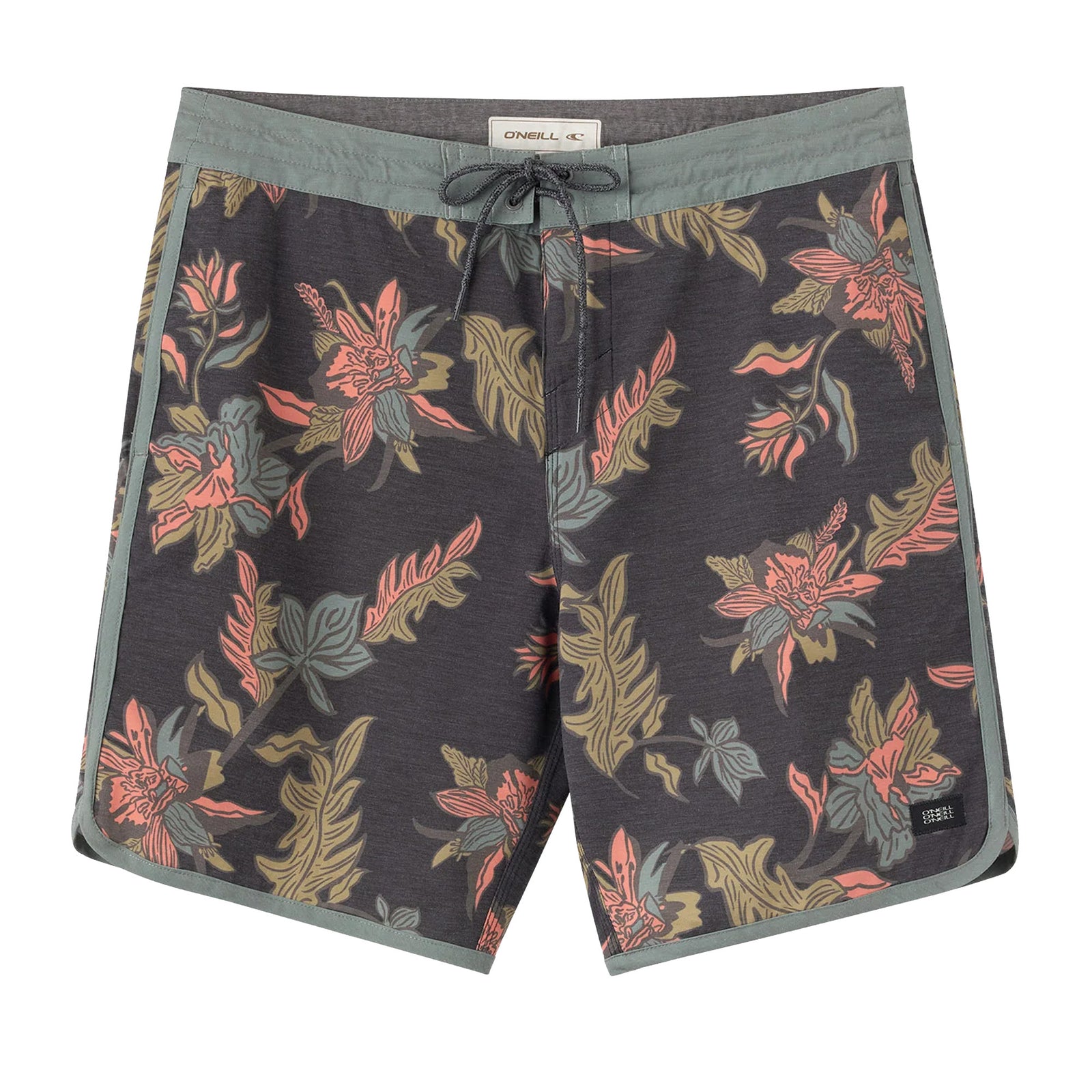 O'Neill Cruzer Scallop 18" Men's Boardshorts - Black