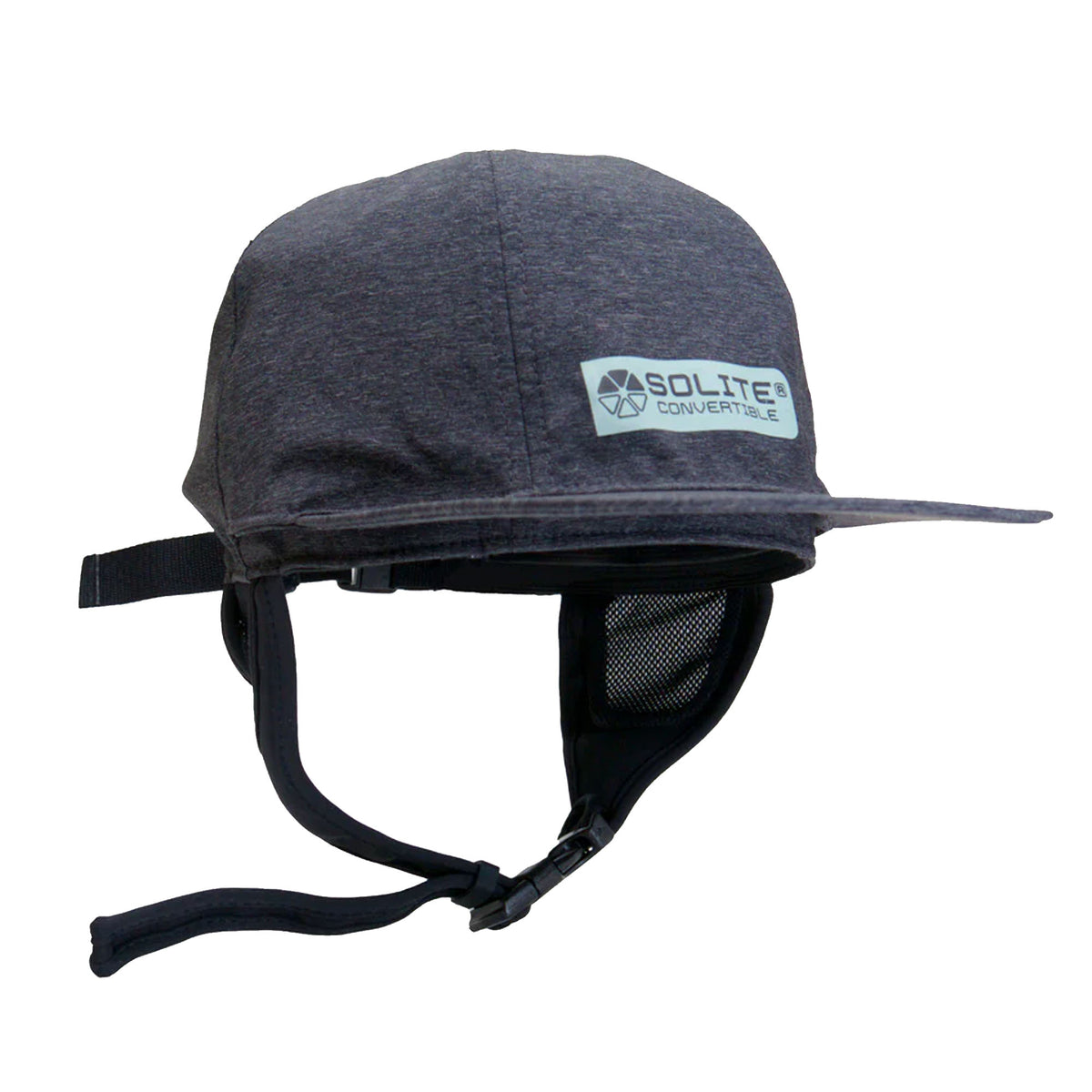 Solite Convertible Water Proof Surf Hat - Black