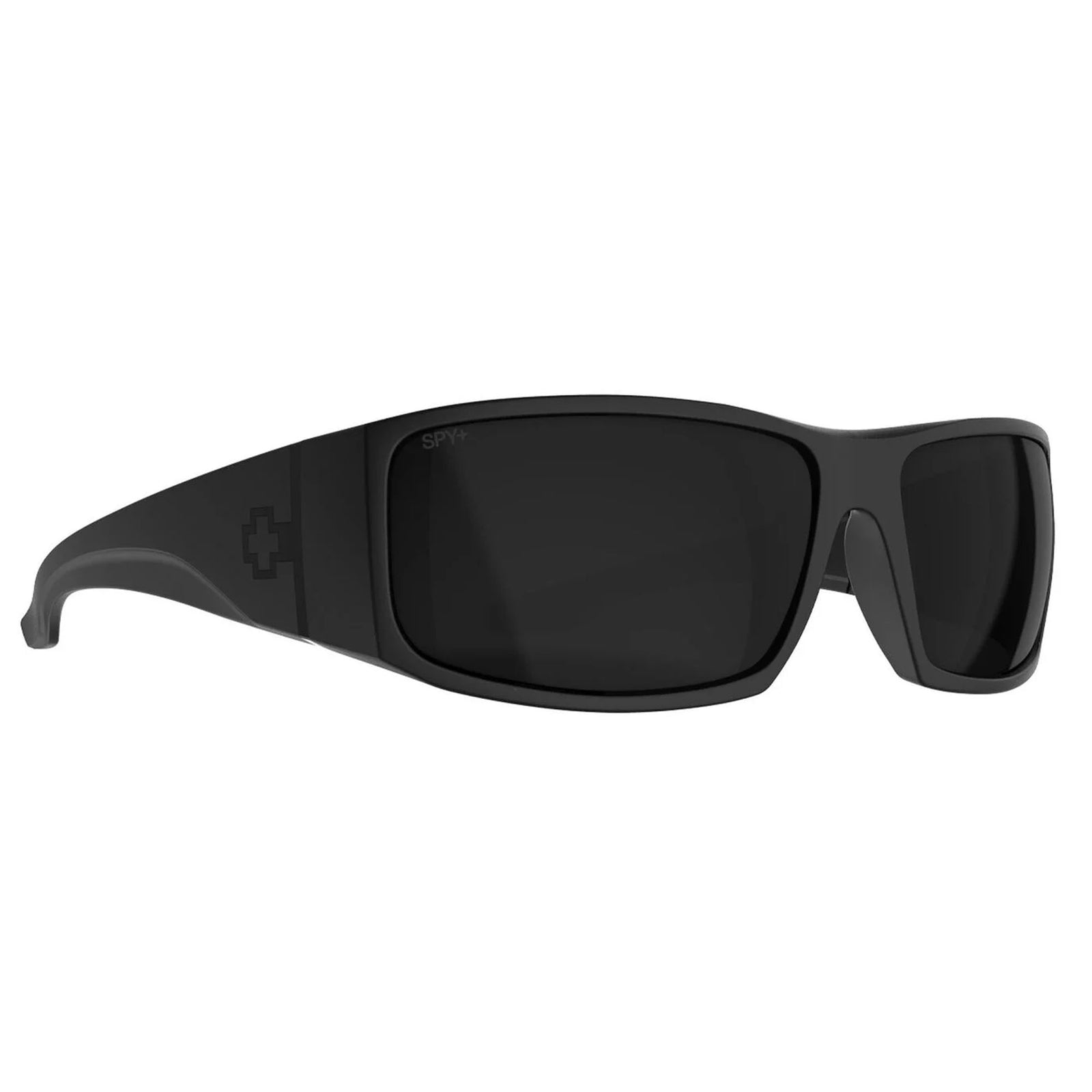Spy Cooper XL Men's Sunglasses - Matte Black/Happy Boost Black Mirror Polarized