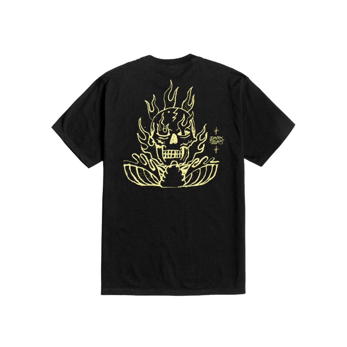 Dark Seas Hot Head Pigment Men's S/S T-Shirt - Black