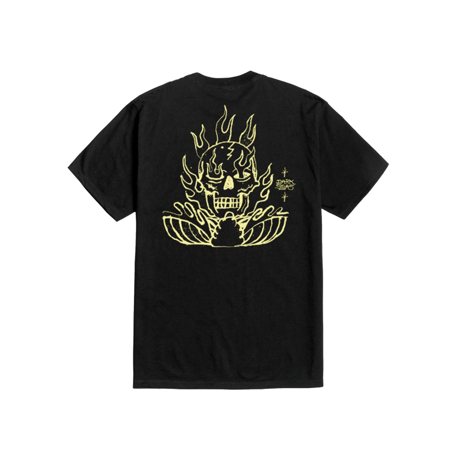 Dark Seas Hot Head Pigment Men's S/S T-Shirt - Black