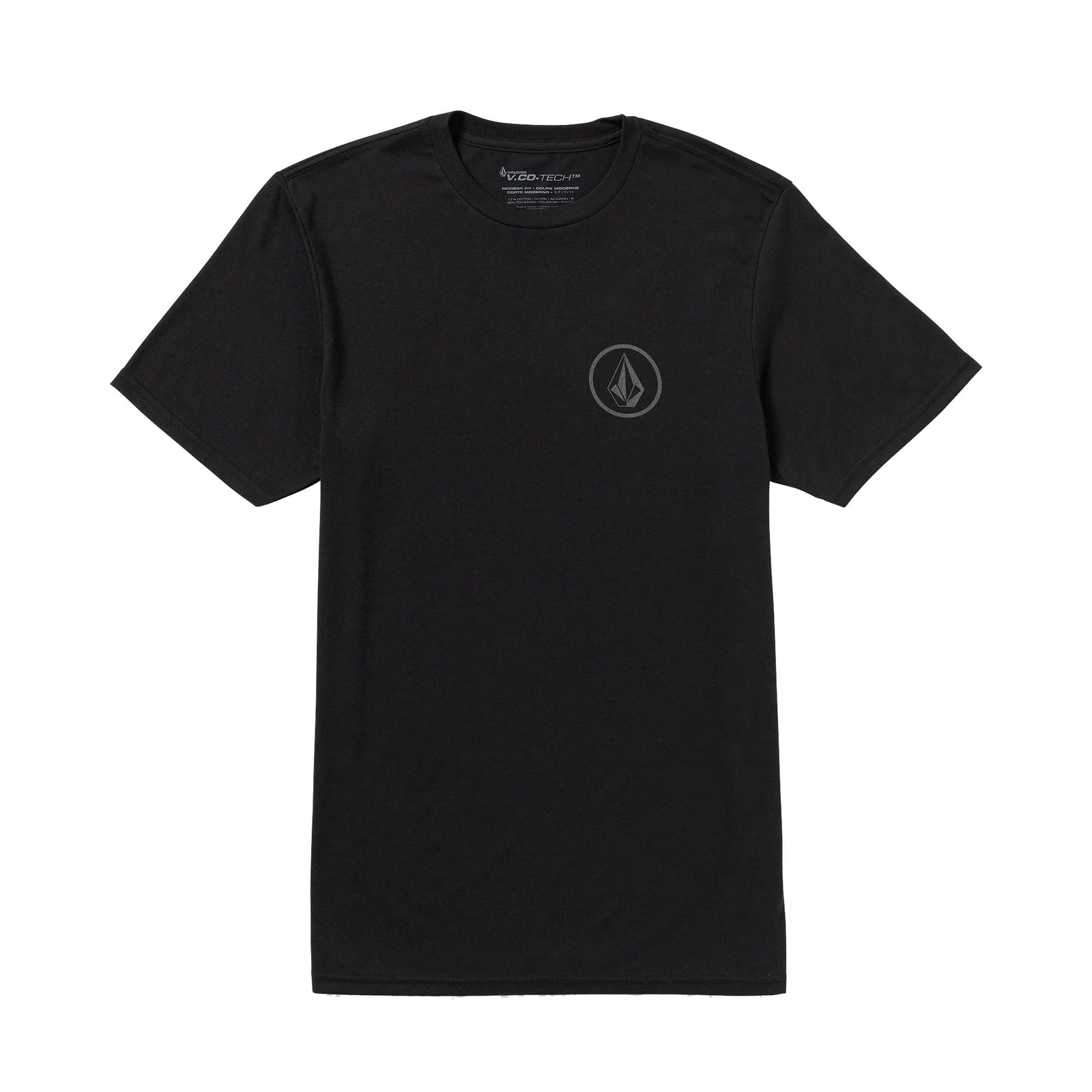 Volcom Stone Tech Men's S/S T-Shirt - Black