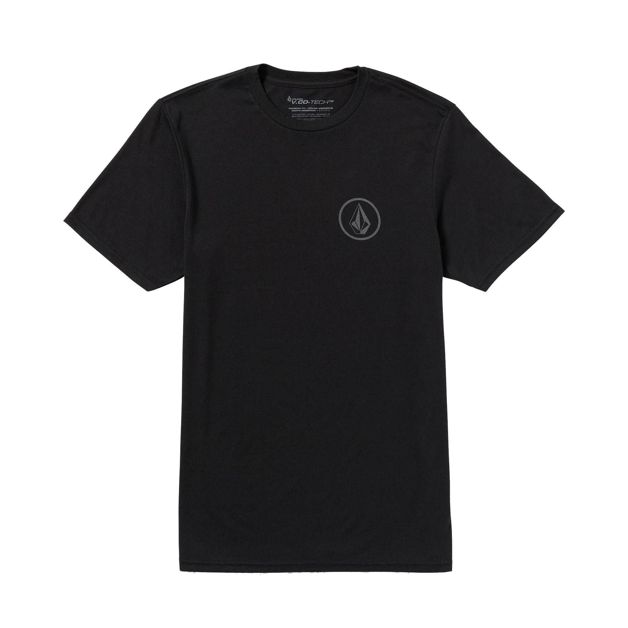 Volcom Stone Tech Men's S/S T-Shirt - Black
