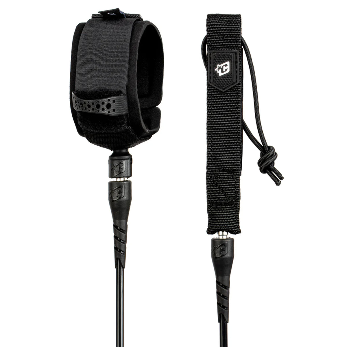 Creatures Of Leisure Icon Surfboard Leash - 8'/Black