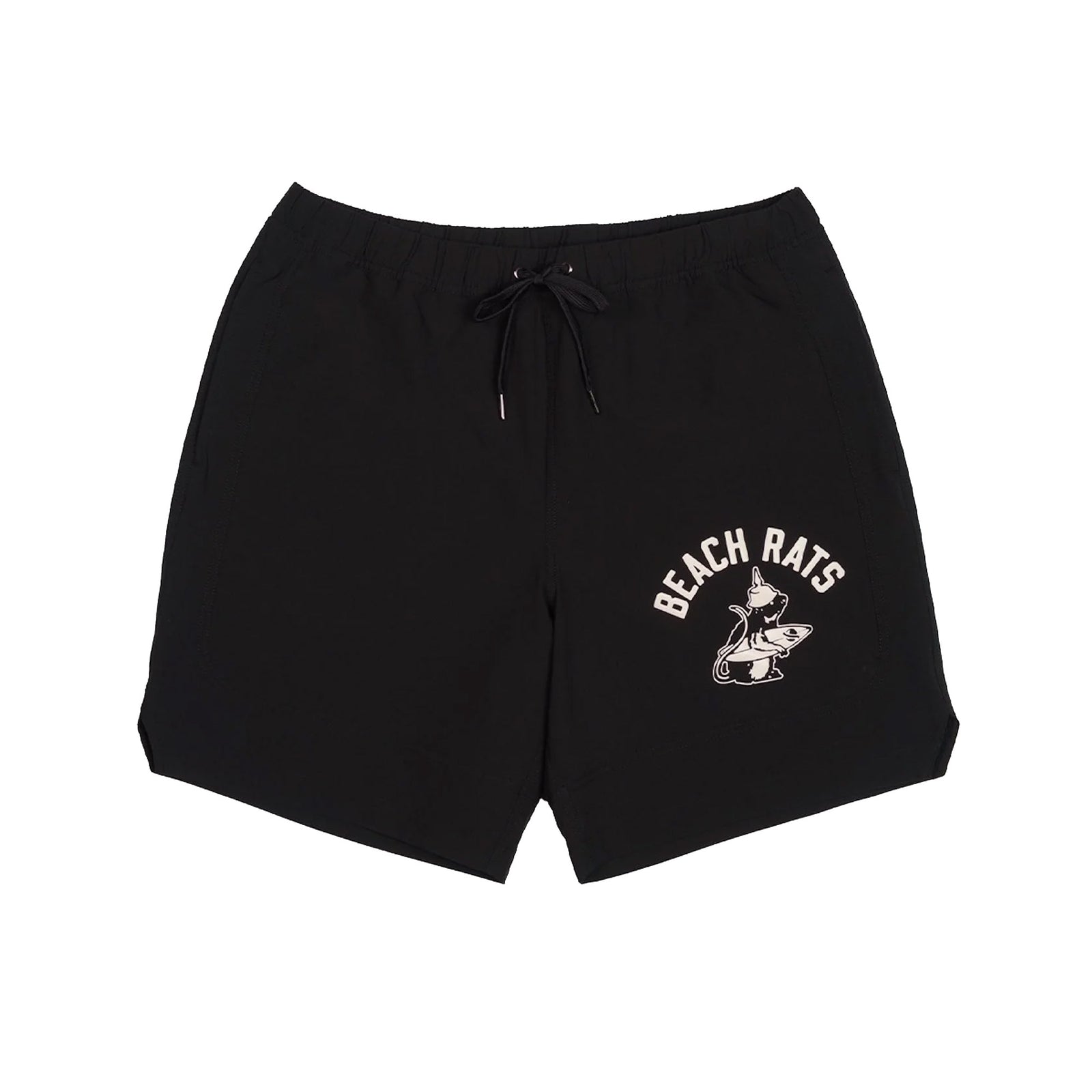 Lost Beach Rats 18" Men's Walkshorts - Black