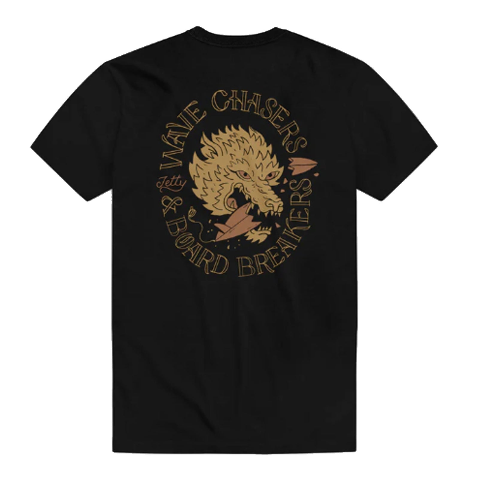 Jetty Breakers Men's S/S T-Shirt - Black