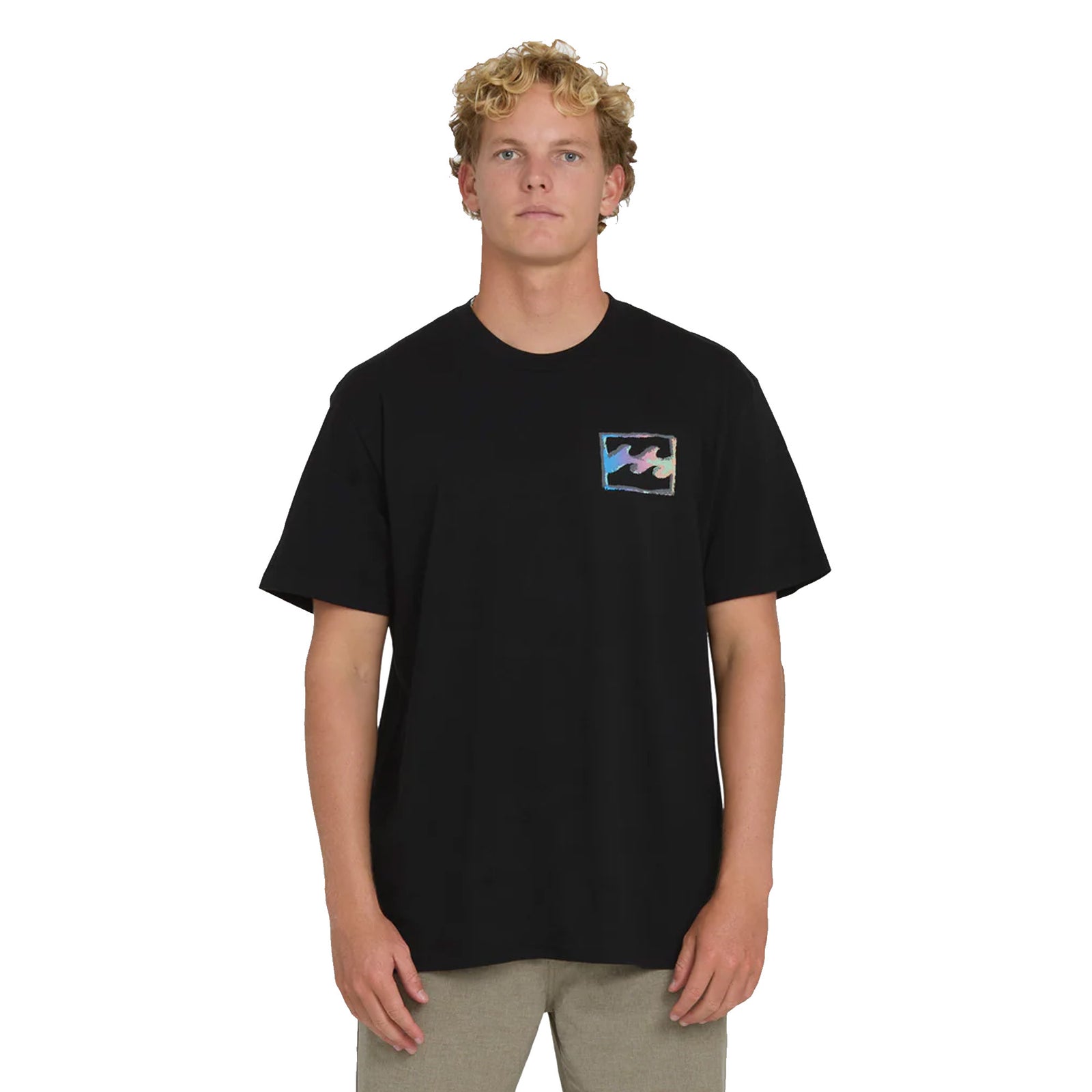 Billabong Crayon Wave Premium Knit S/S T-Shirt - Black