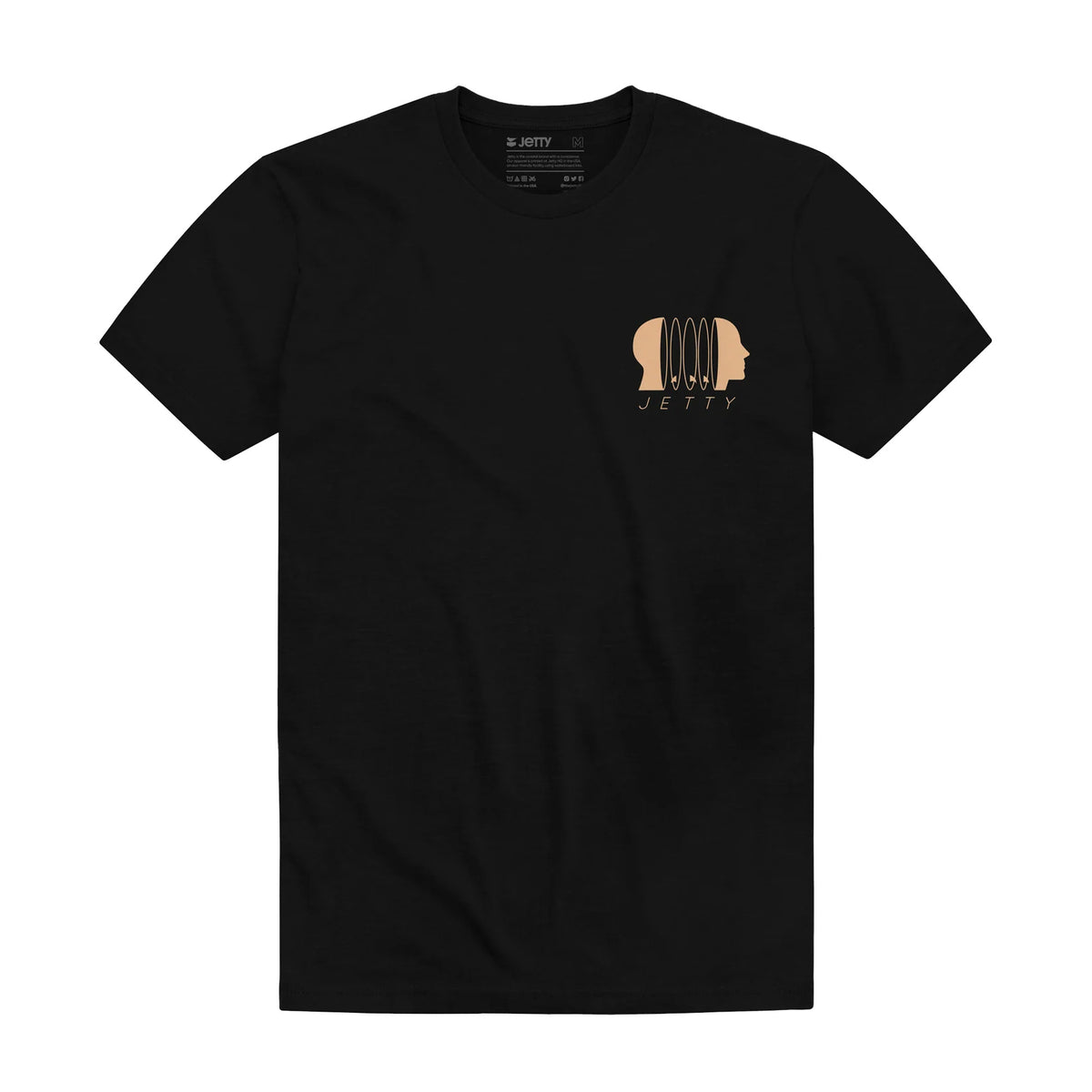 Jetty Mindset Men's S/S T-Shirt - Black