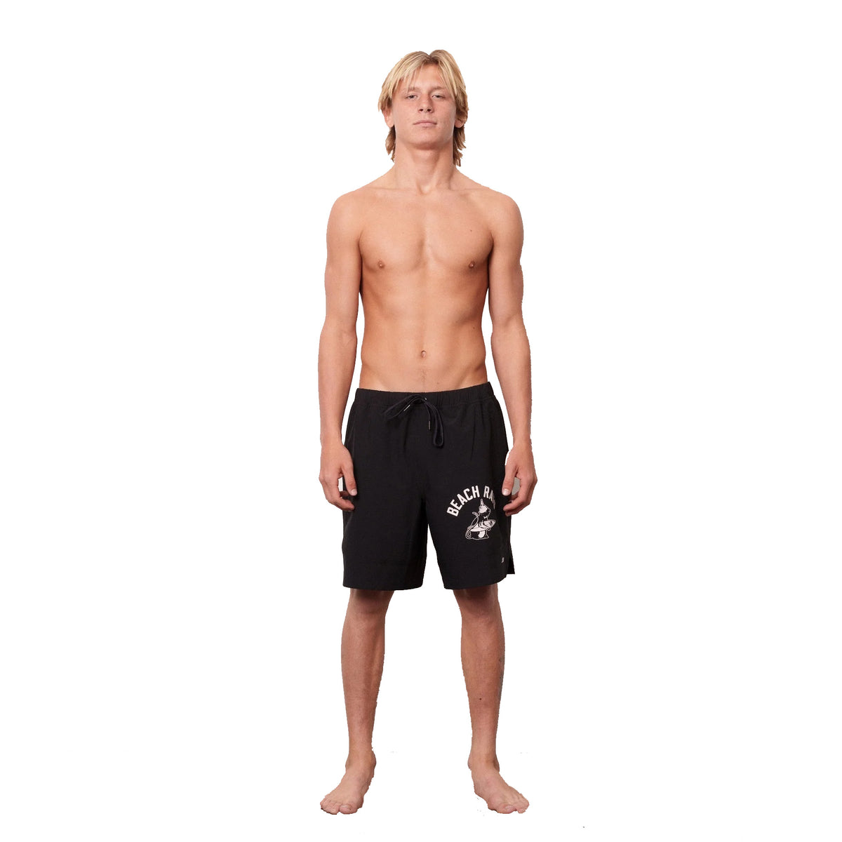 Lost Beach Rats 18" Men's Walkshorts - Black