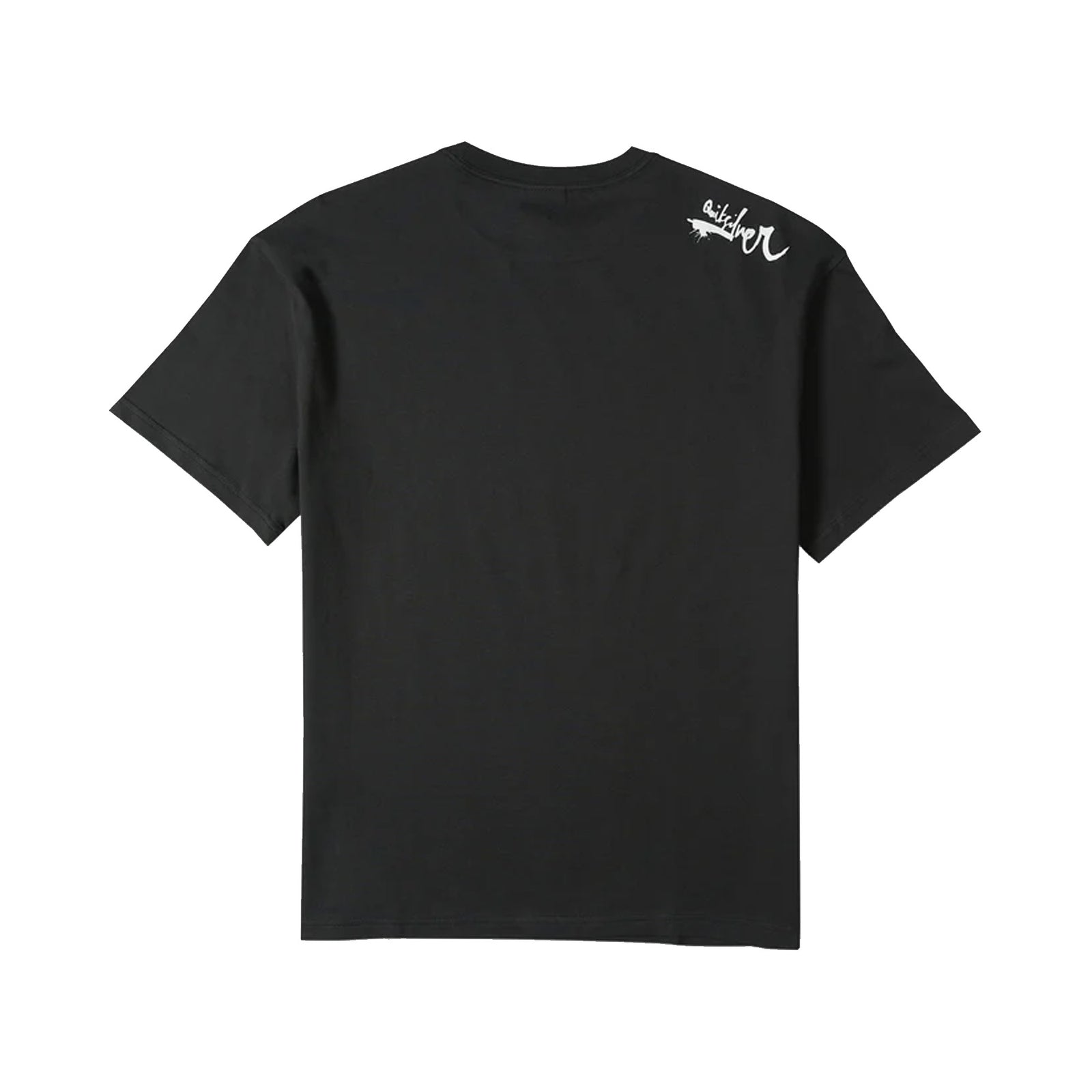 Quiksilver Young Guns Script Sticker Slap Men's S/S T-Shirt - Black