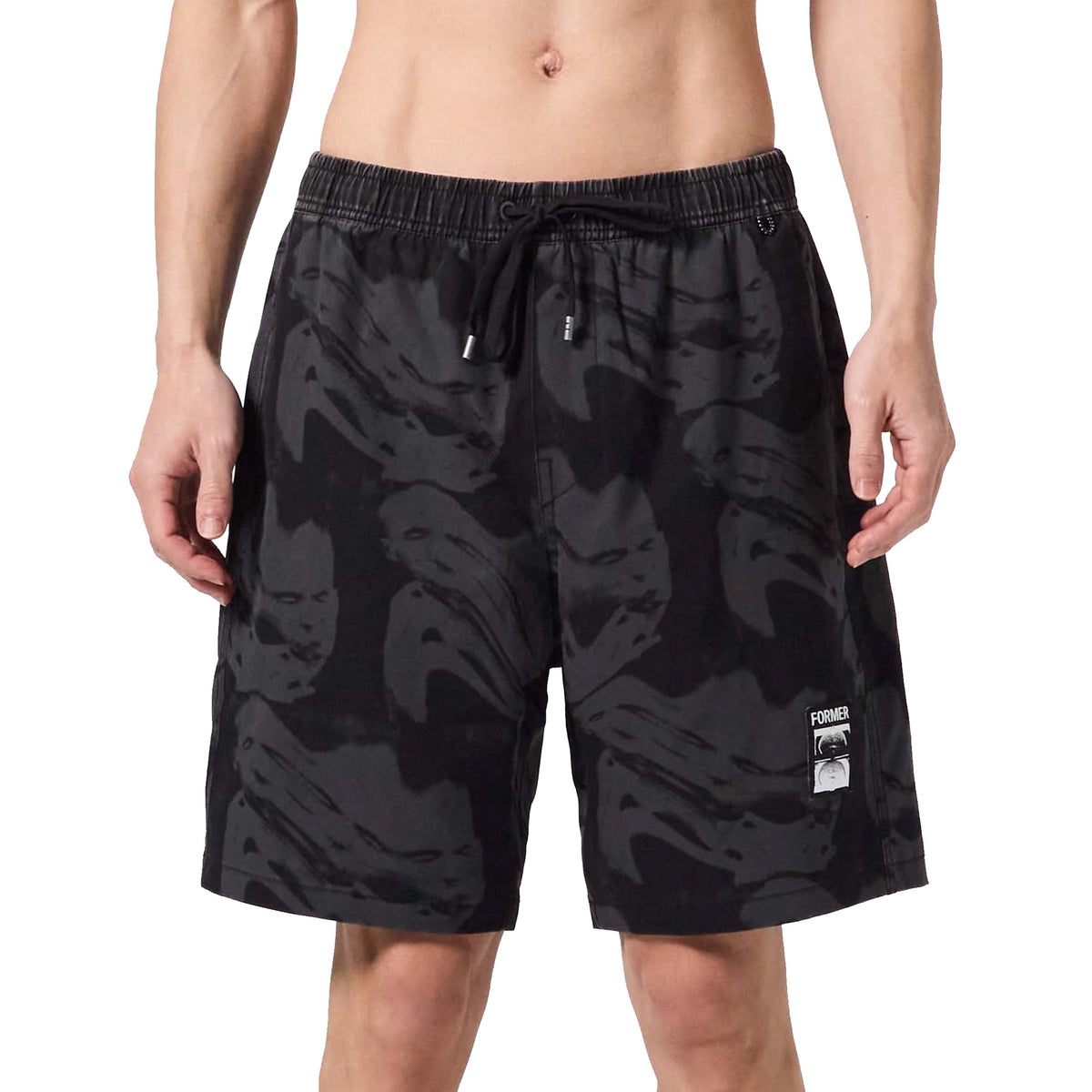 Former Swans Distort 18" Men's Boardshorts - Black