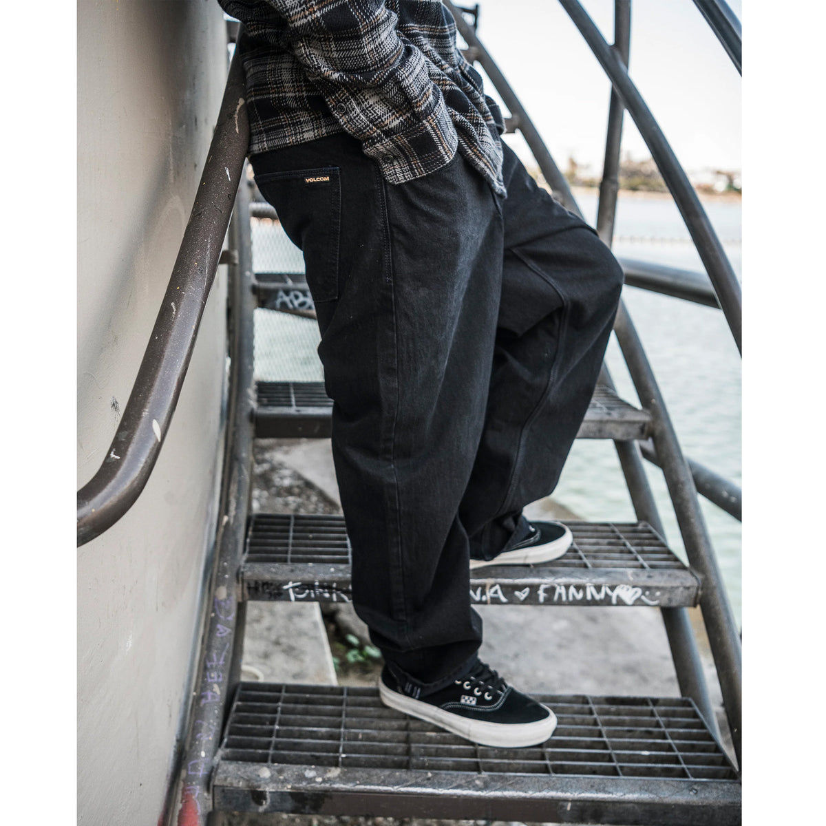 Volcom Billow Denim Men's Pants - New Black