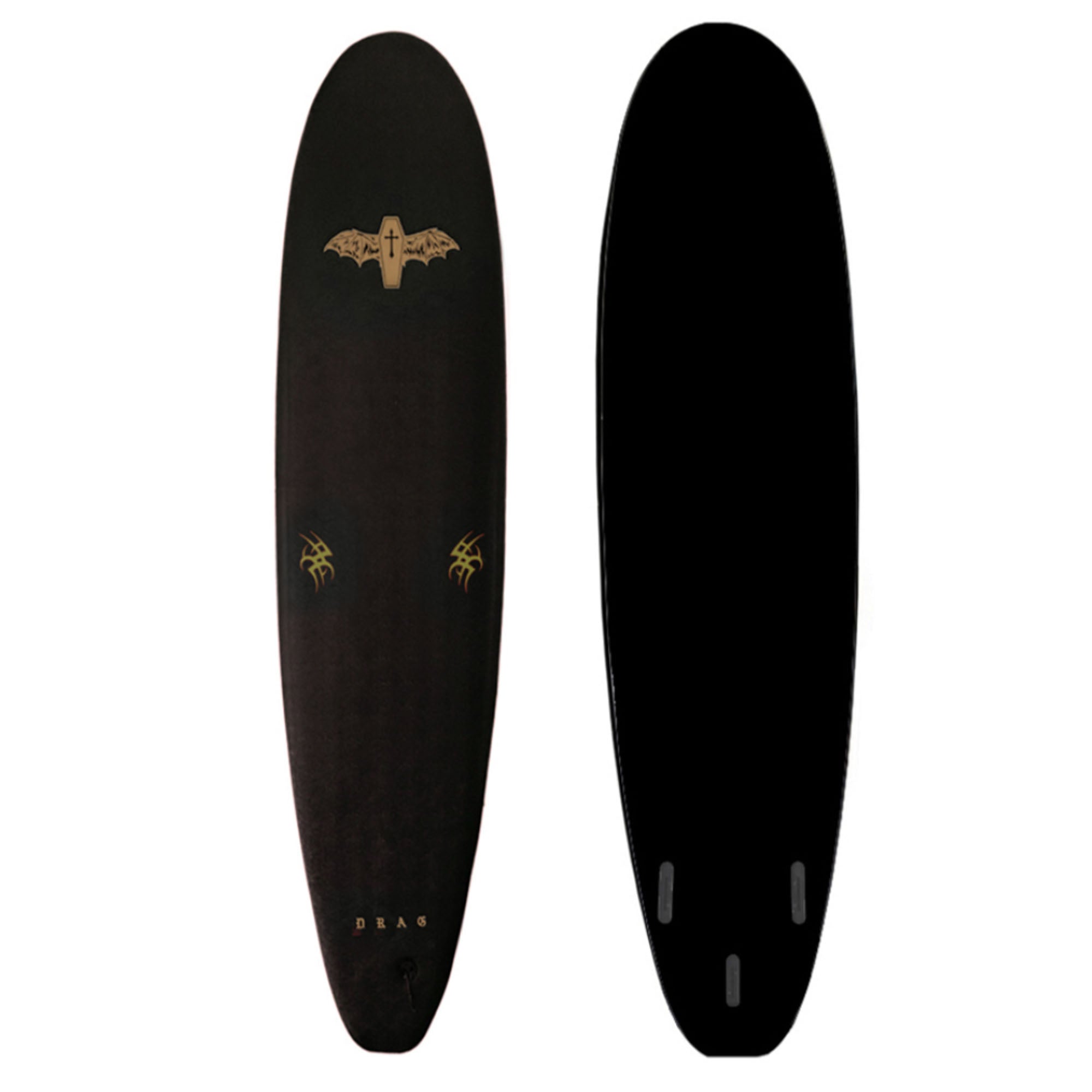 Drag Coffin 8'0 Thruster Soft Surfboard