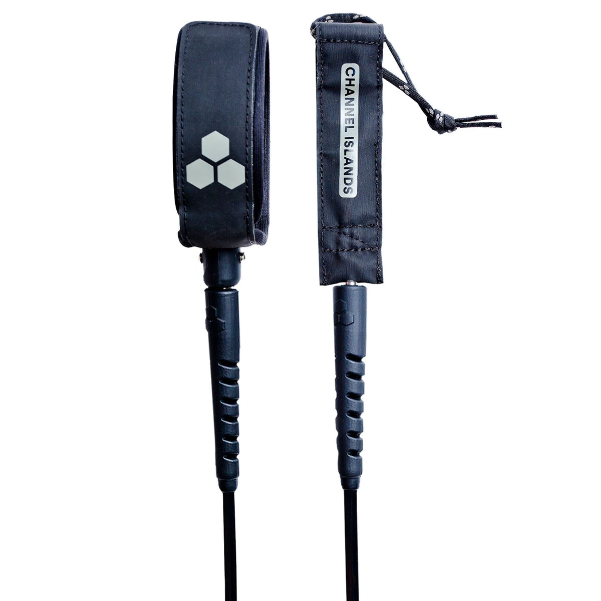 Channel Islands Longboard Calf Surfboard Leash - 10' x 1/4"/Black