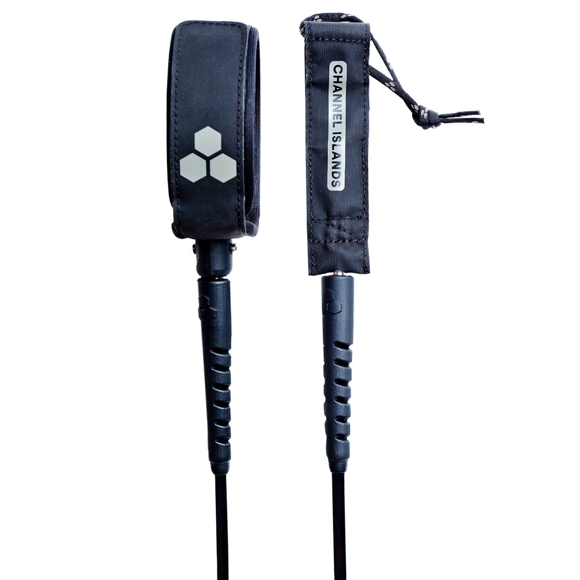 Channel Islands Longboard Calf Surfboard Leash - 10' x 1/4"/Black