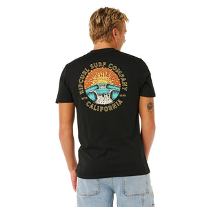 Rip Curl Sunrise Desto Standrd Men's S/S T-Shirt - Black