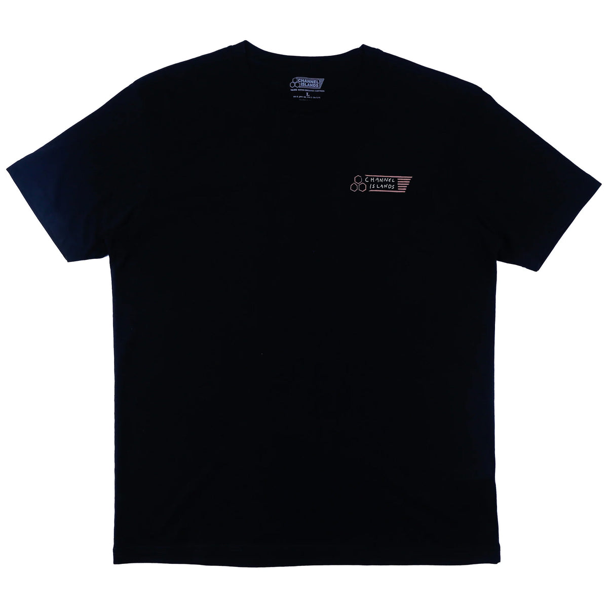 Channel Islands Bad Flag Men's S/S T-Shirt - Black/Clay