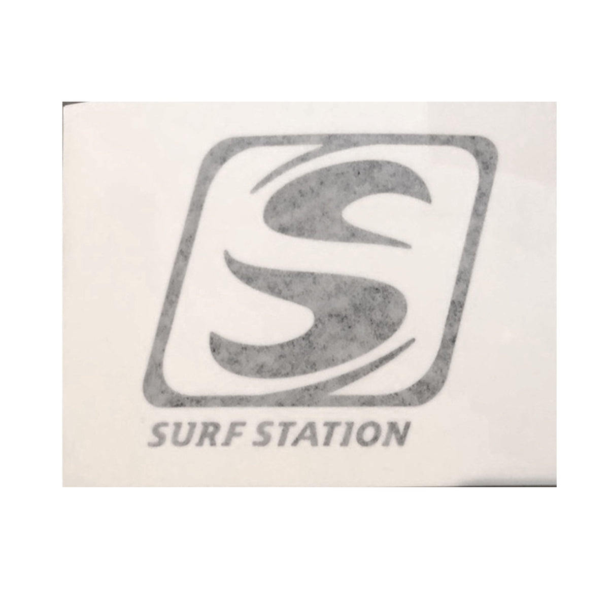 Surf Station Classic Logo Black Dye Cut Sticker
