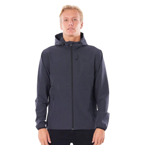Rip Curl Elite Anti-Series Zip Through Men's L/S Jacket - Black