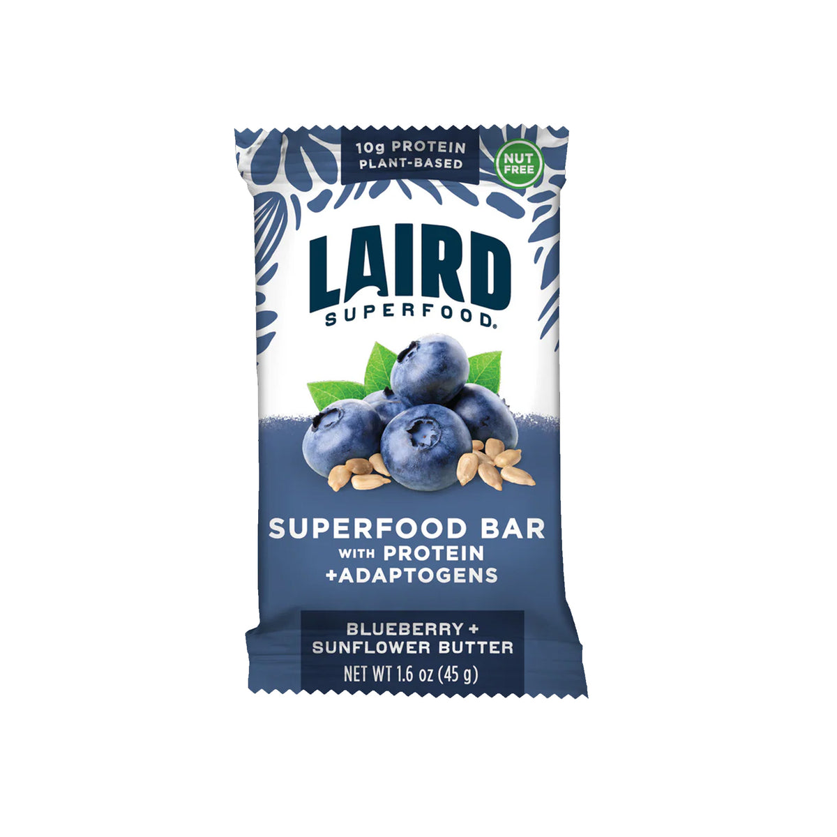 Laird Superfood Blueberry + Sunflower Butter Protein Bar
