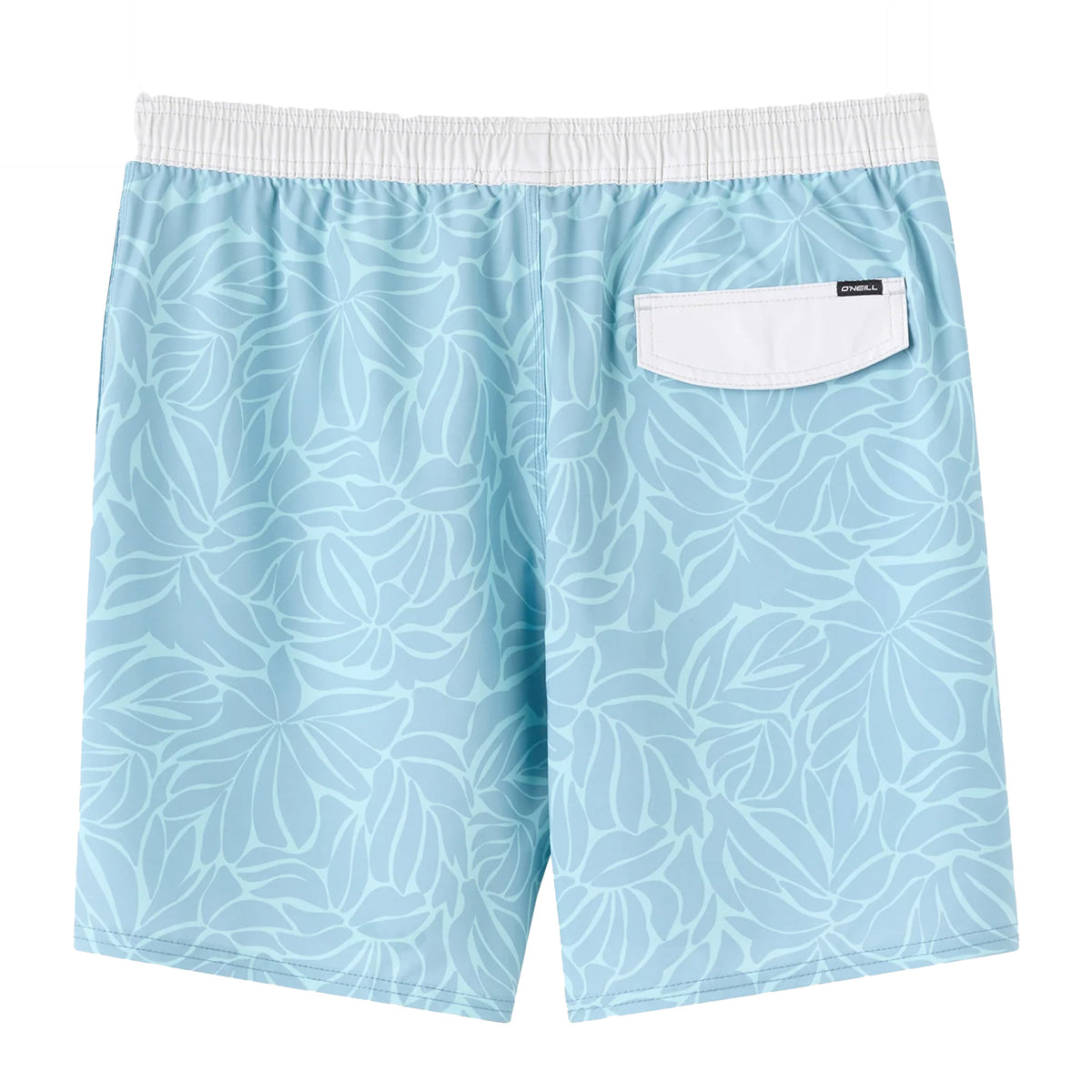 O'Neill Hermosa Elastic Waist Lined 17" Men's Boardshorts - Stone Blue