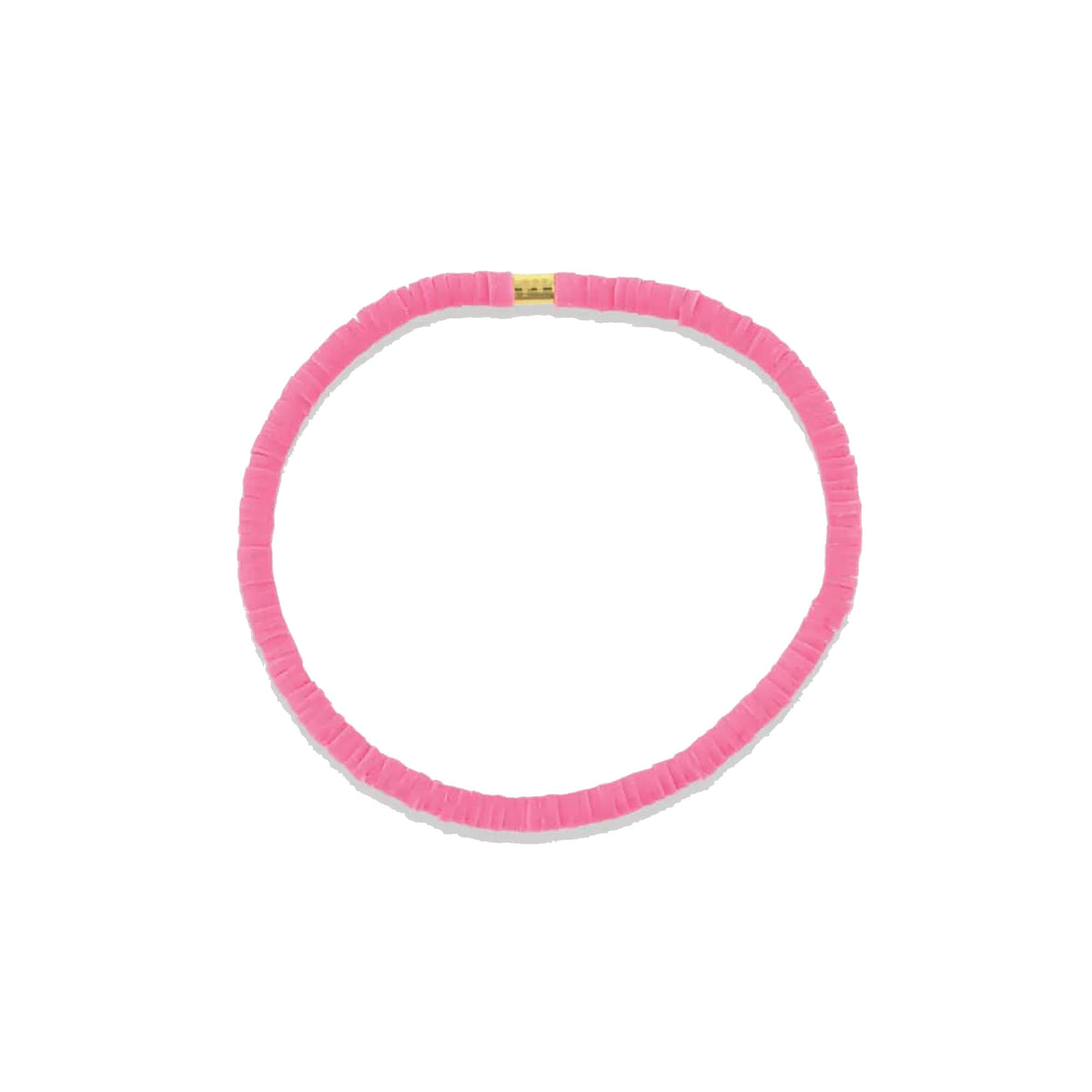 Pura Vida Cabrillo Vinyl Disc Stretch Bracelet - Blush