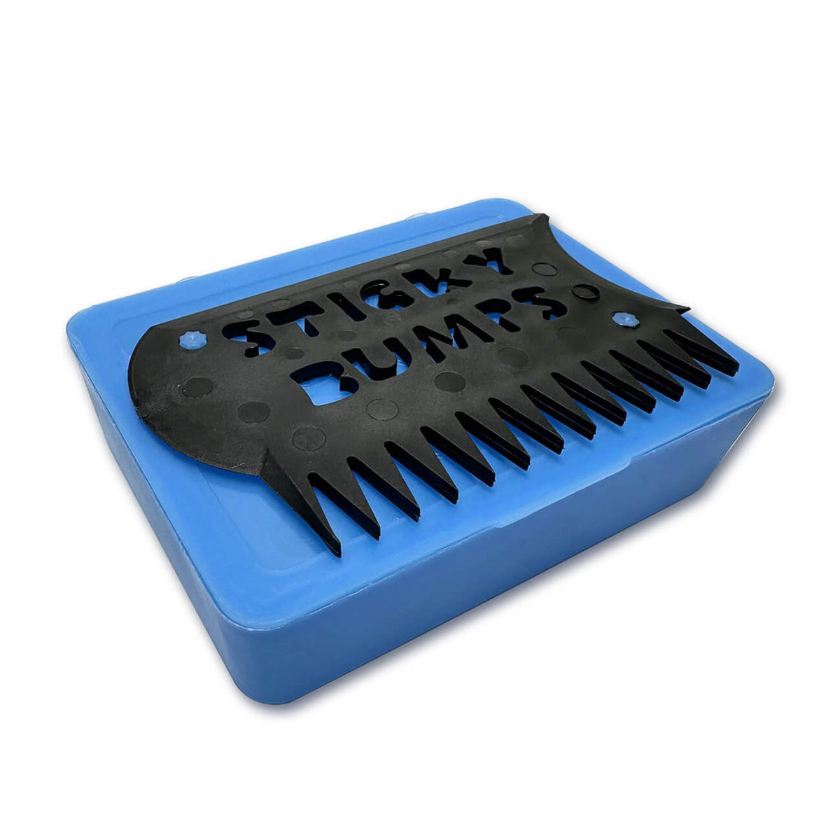 Sticky Bumps Wax Box & Comb Combo - Blue