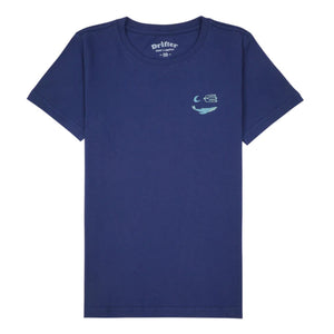 Drifter Surf Tropicool Youth Boy's S/S T-Shirt - Blue Ink