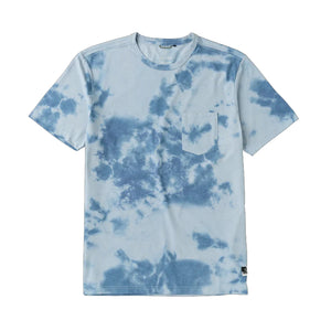 Roark Mathis Active Tie Dye Pocket Men's S/S T-Shirt - Neptune