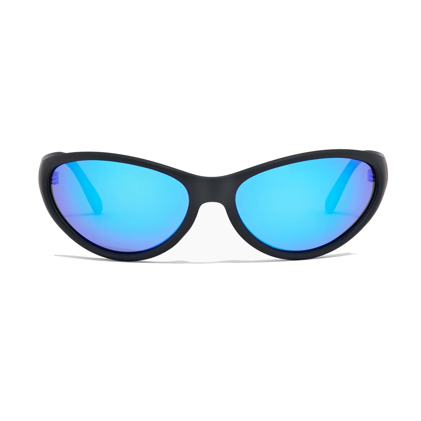 Ritual Vision Morphine Men's Sunglasses - Matte Black/Blue Reflective Polarized