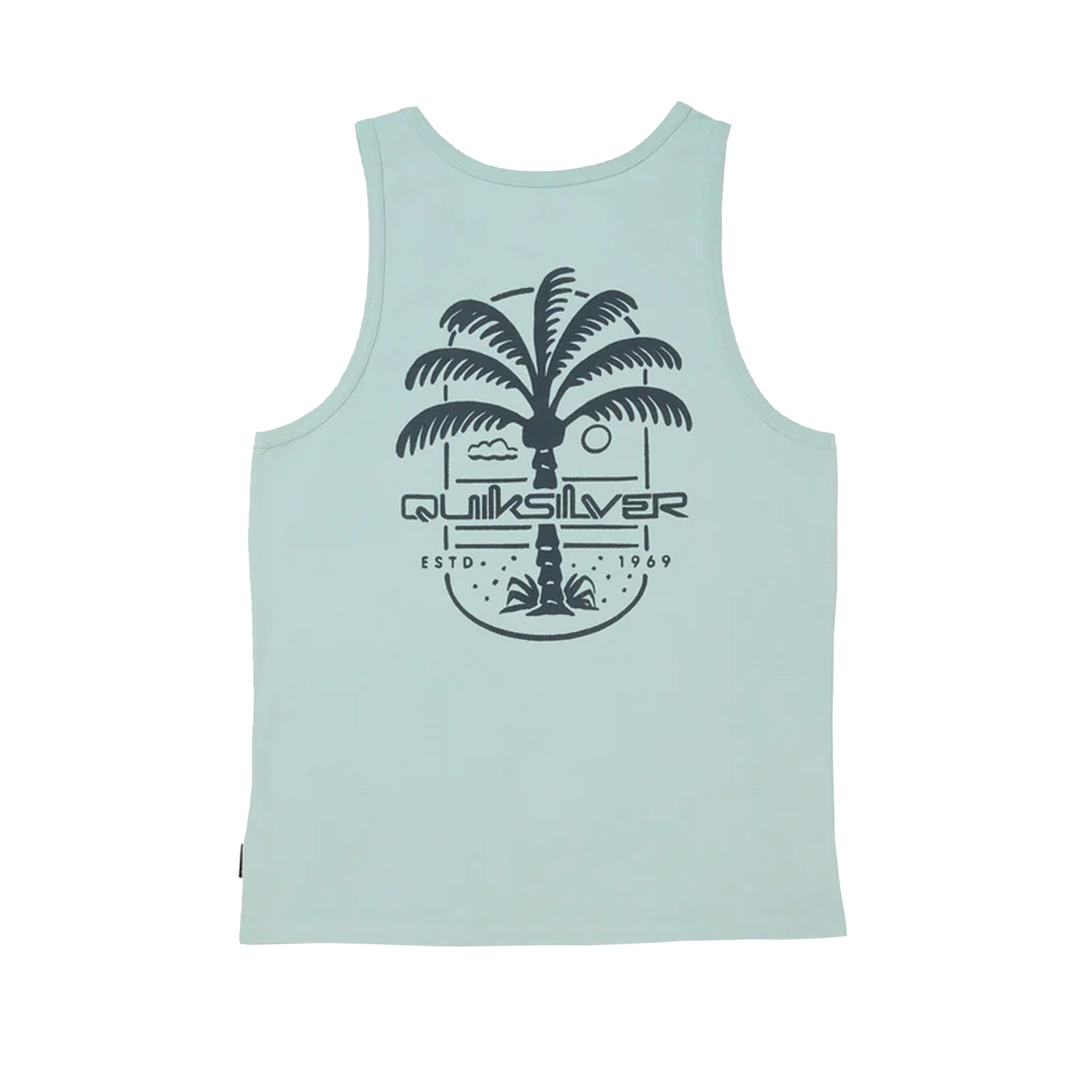 Quiksilver Uno Palm Men's Tank - Blue Haze