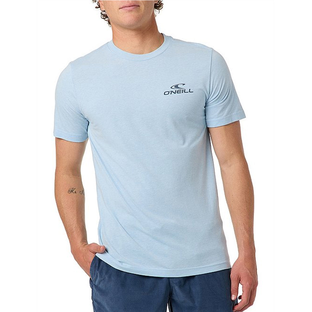 O'Neill Lineup Classic Men's S/S T-Shirt - Sky Blue Heather