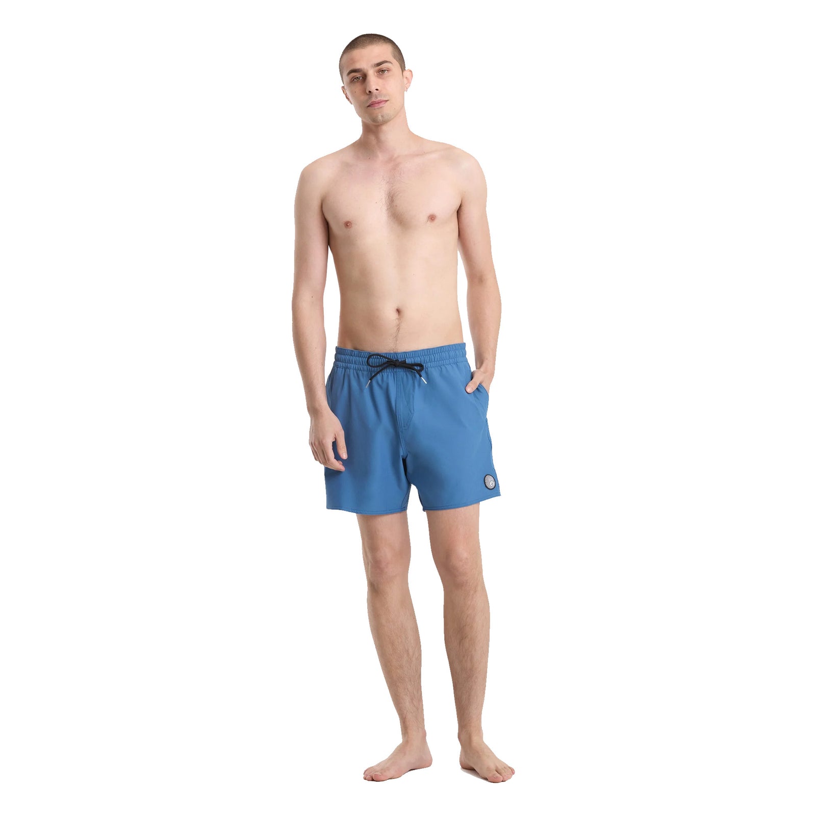 Volcom Lido Solid Trunk 16" Men's Boardshorts - Blueberry