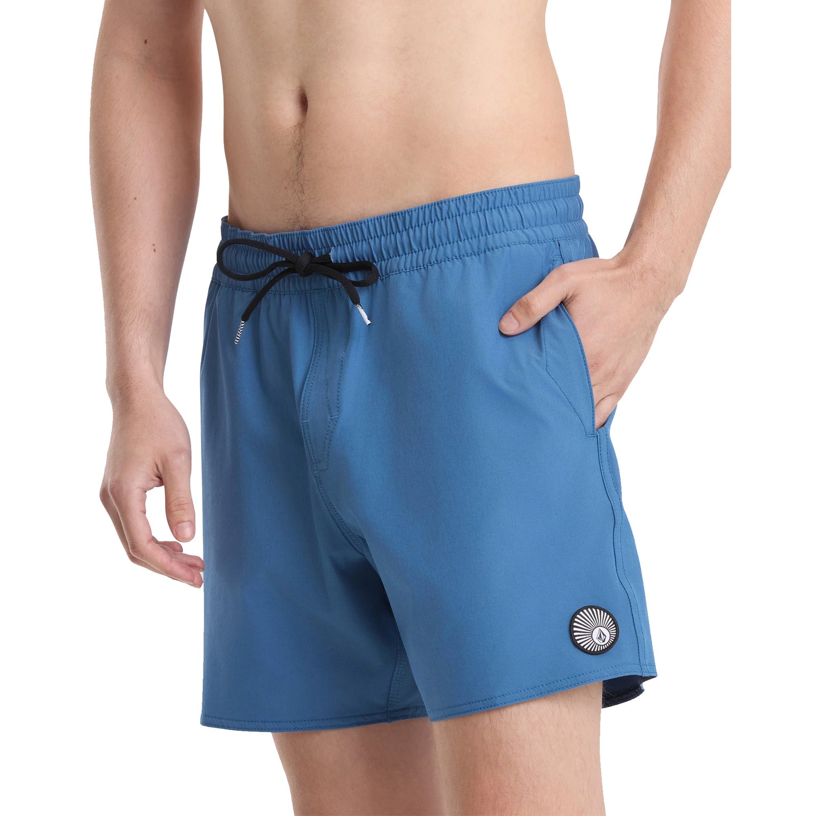 Volcom Lido Solid Trunk 16" Men's Boardshorts - Blueberry