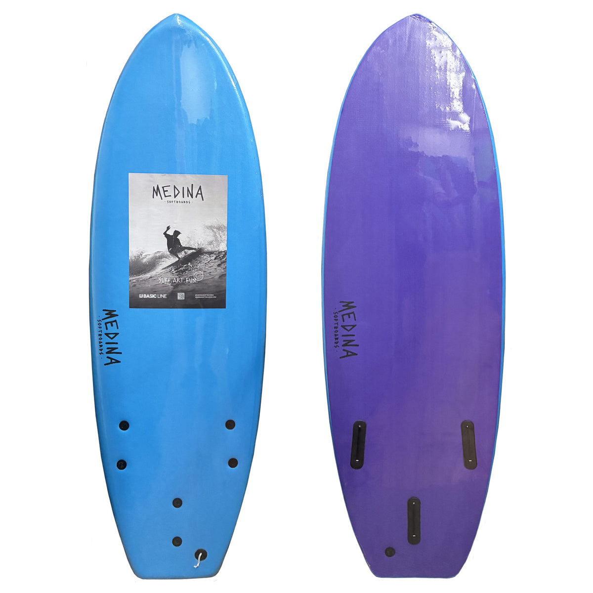 Medina Basic Line Magic 6'0 Soft Surfboard - Blue
