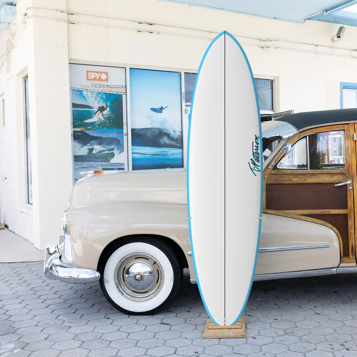 T. Patterson Blue Fin Fusion HD 7'10 Surfboard - Futures