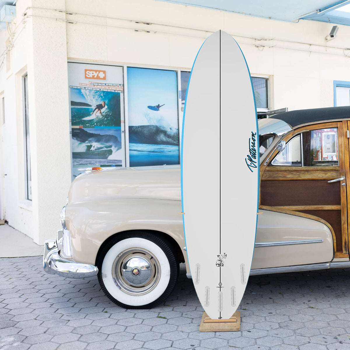 T. Patterson Blue Fin Fusion HD 7'10 Surfboard - Futures